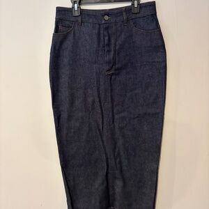 Victoria Beckham Jeans Denim Pencil Skirt NWOT